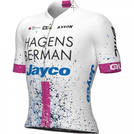 Wielershirt 2024 Hagens Berman Jayco - Wit